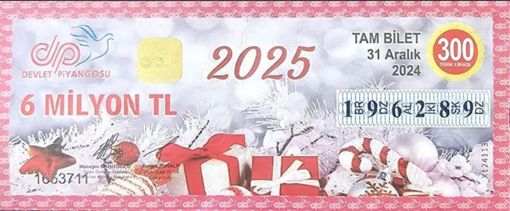 Devlet Piyangosu’ndan 6 Milyon TL kazanan talihli ikramiyesini aldı… Bir sonraki çekiliş 15 Ocak’ta – BRTK
