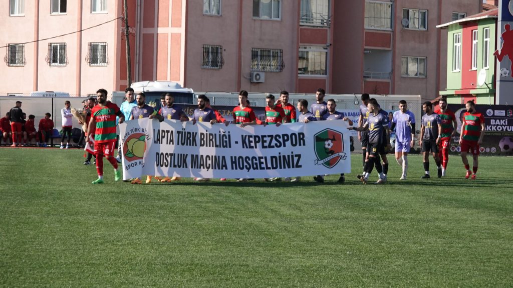 Çanakkale’de Kepezspor ile Lapta Türk Birliği Spor arasında dostluk maçı yapıldı – BRTK