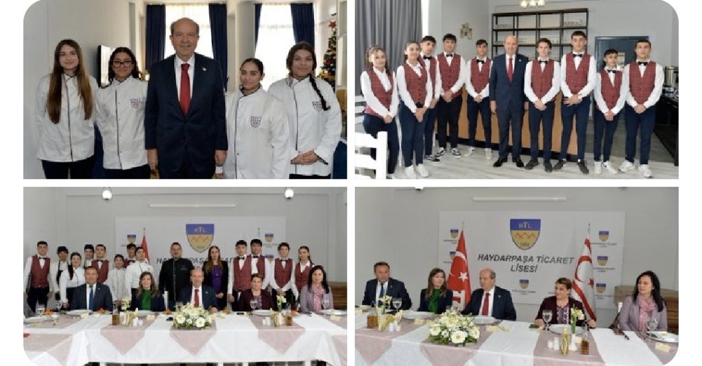 Cumhurbaşkanı Tatar Haydarpaşa Ticaret Lisesi’ni ziyaret etti – BRTK