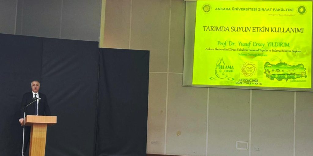 ZMO, Güzelyurt’ta “Tarımda Suyun Etkin Kullanımı” konulu konferans düzenledi – BRTK