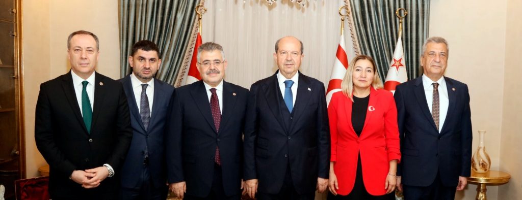 Cumhurbaşkanı Ersin Tatar TBMM Güvenlik ve İstihbarat Komisyonu heyetini kabul etti – BRTK