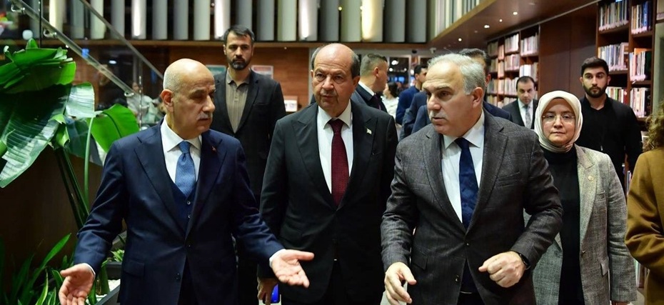 Cumhurbaşkanı Tatar Fatih Merkez Kütüphanesi’ni ziyaret etti – BRTK