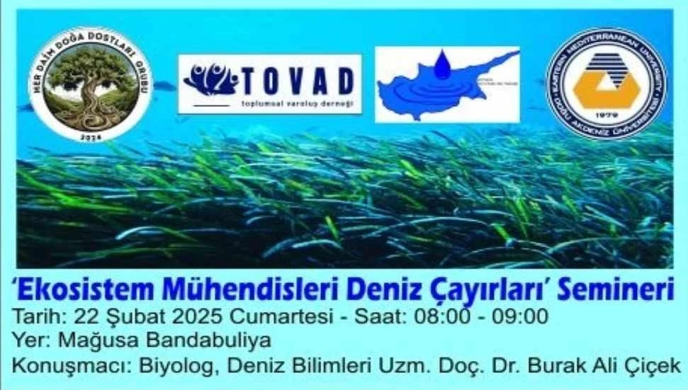 “Ekosistem mühendisleri deniz çayırları” konulu seminer düzenleniyor – BRTK