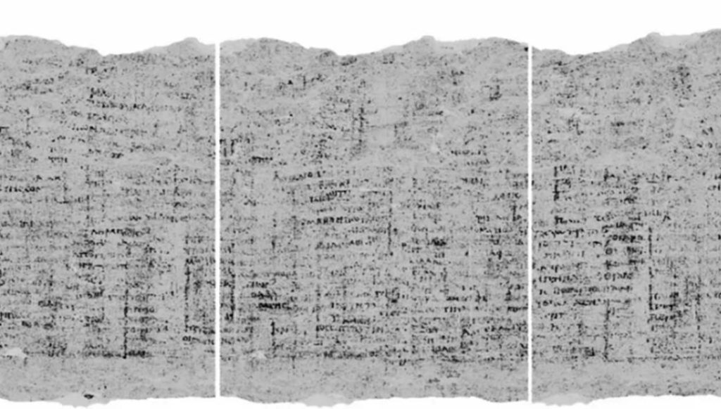 2 bin yıl sonra ilk kez okundu:  Yanmış parşömen felsefi bir metin mi? – Son Dakika Dünya Haberleri