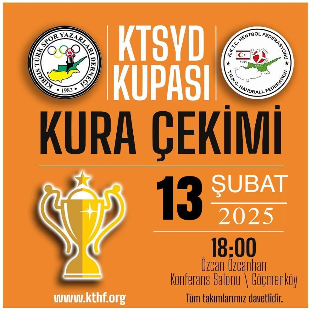 KTSYD Hentbol Kupası kurası bugün çekiliyor – BRTK