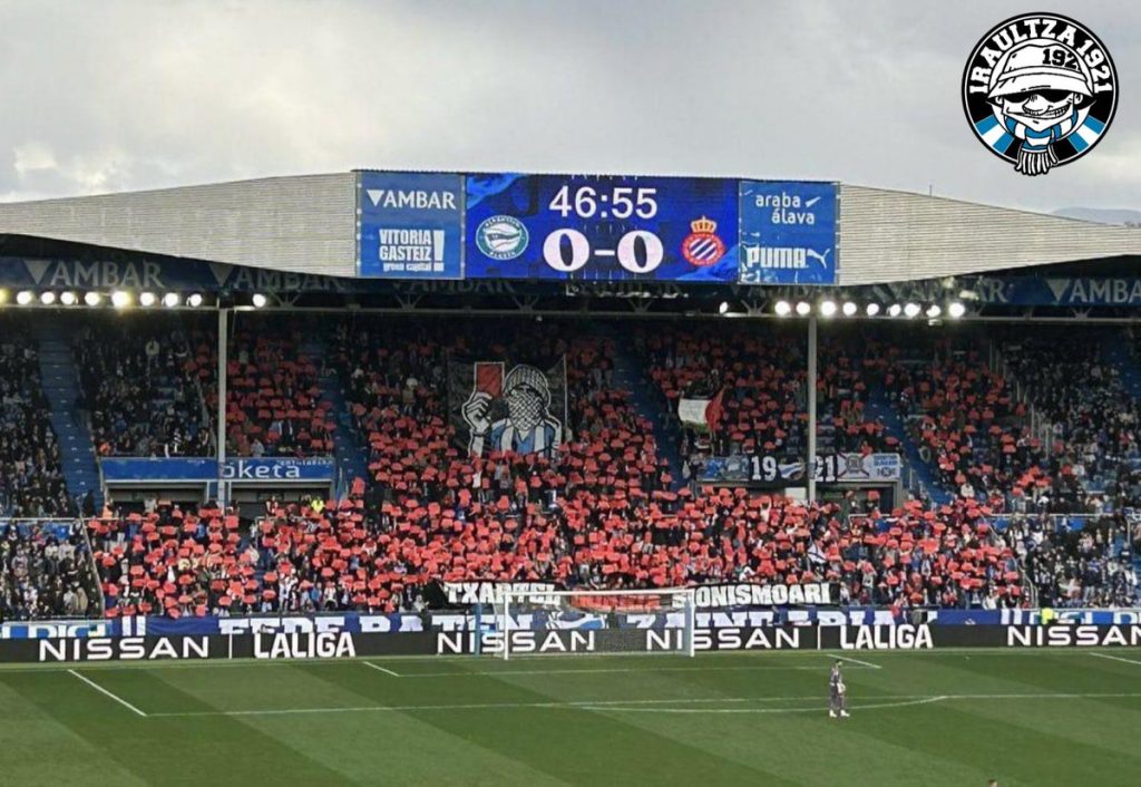 Alaves taraftarlarından, İsrail’e kırmızı kart – BRTK