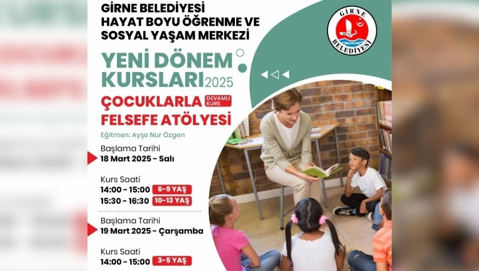 Girne Belediyesi’nden çocuklara yönelik felsefe atölyesi – BRTK