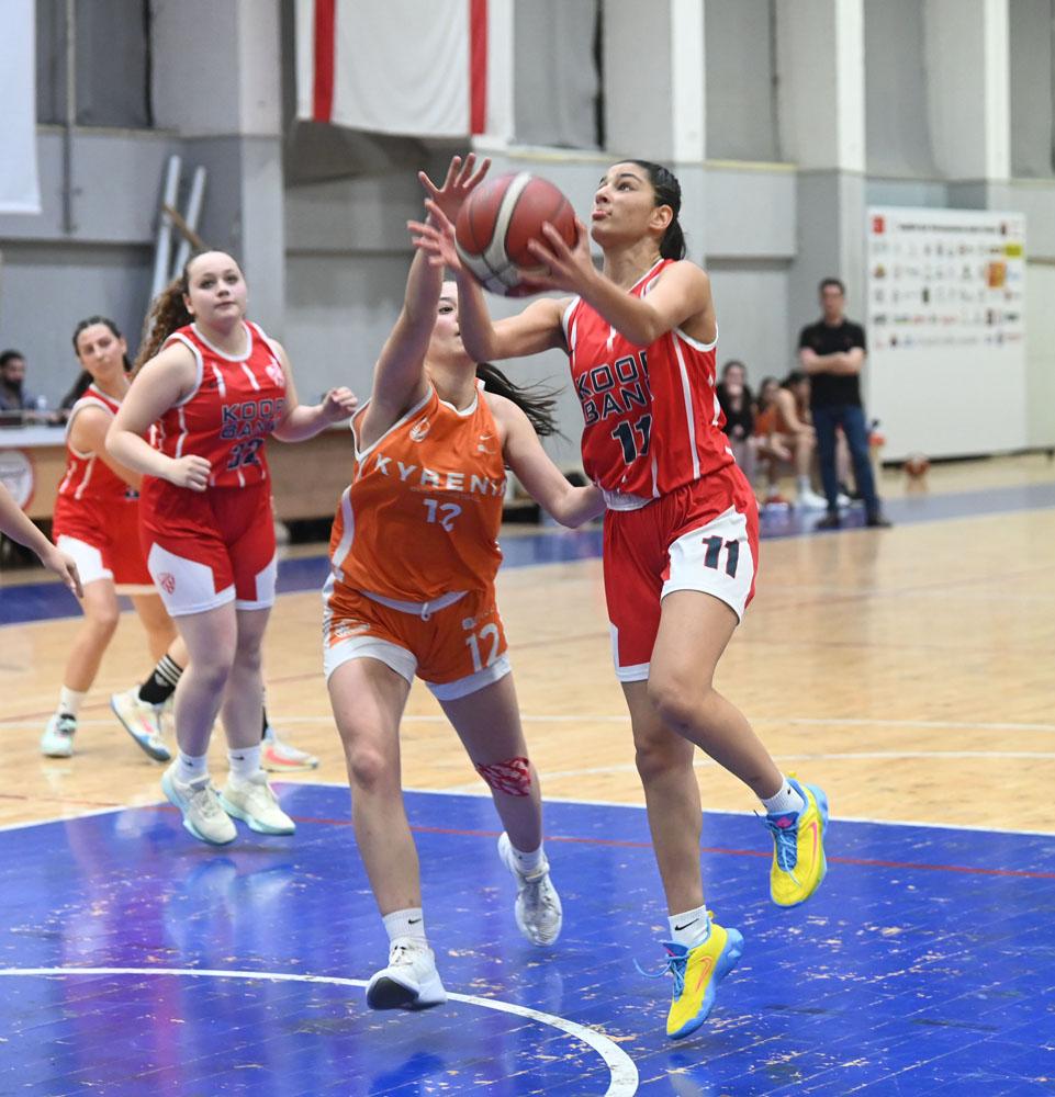 Gönyeli kadınları farklı kazandı: 69-26 – BRTK