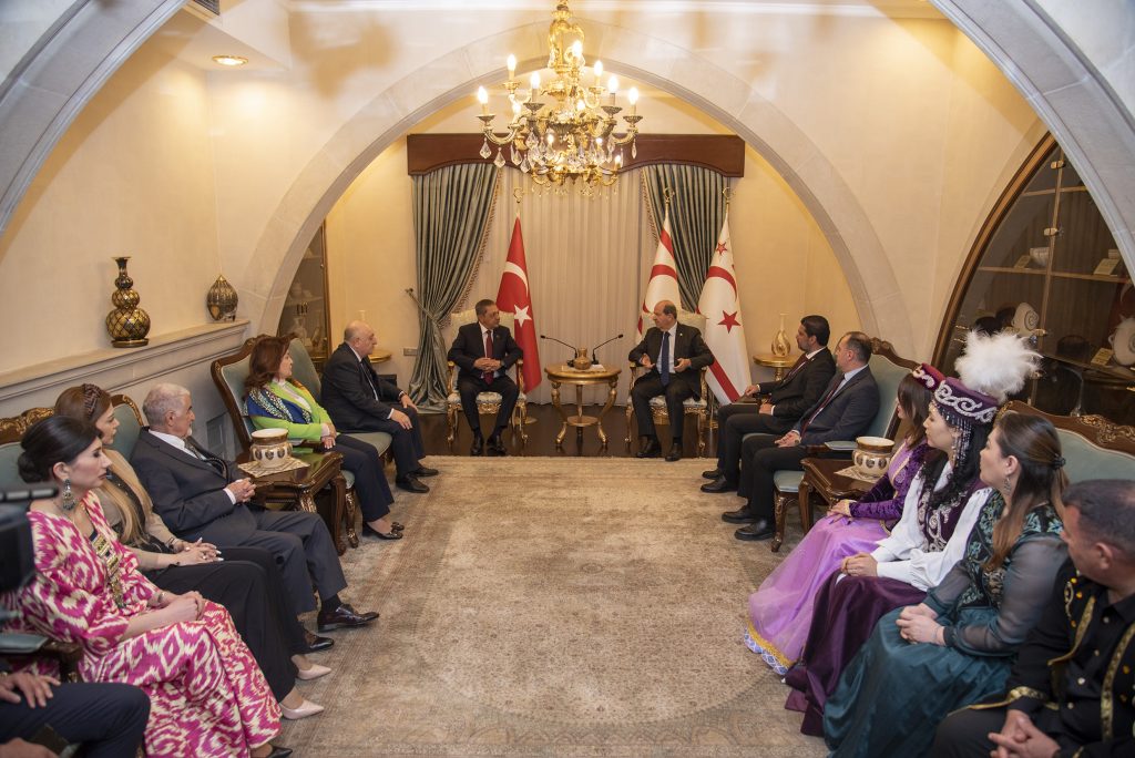 Cumhurbaşkanı Tatar, Azerbaycan heyetini kabul etti:Biz bir millet, üç devletiz – BRTK