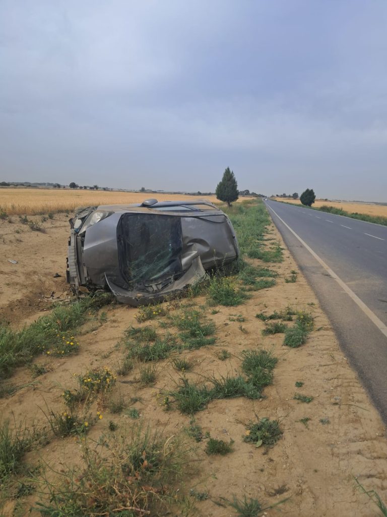 Gaziköy- Ercan yolundaki trafik kazası hasarla atlatıldı – BRTK