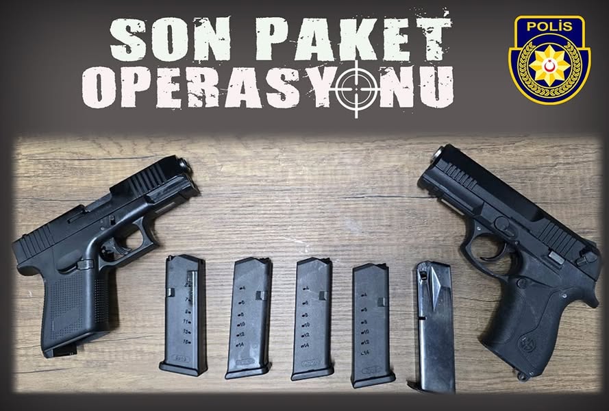 2 tabanca, 5 şarjör ele geçirildi! – BRTK