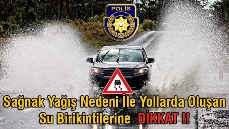 Girne-Değirmenlik anayolunda görüş mesafesi yer yer azaldı
