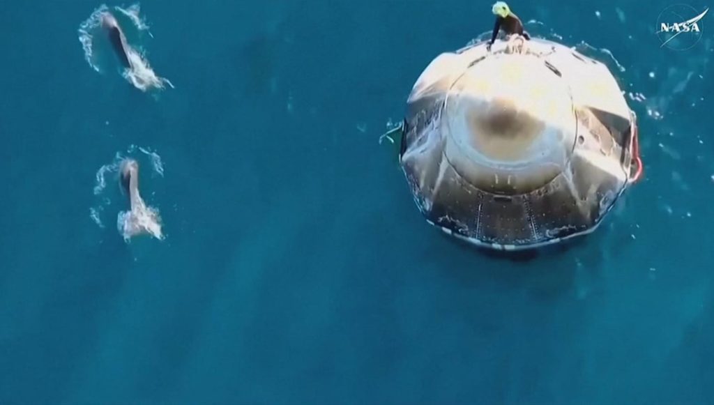 Doğanın hoşgeldin partisi: NASA astronotlarını yunus sürüsü karşıladı! – Son Dakika Dünya Haberleri