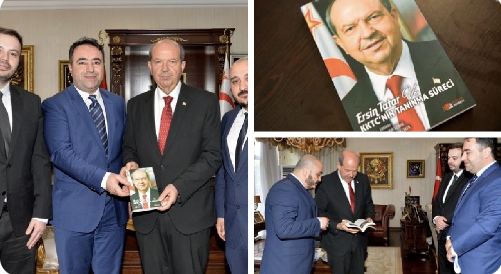 Cumhurbaşkanı Tatar’a kitap takdim edildi – BRTK