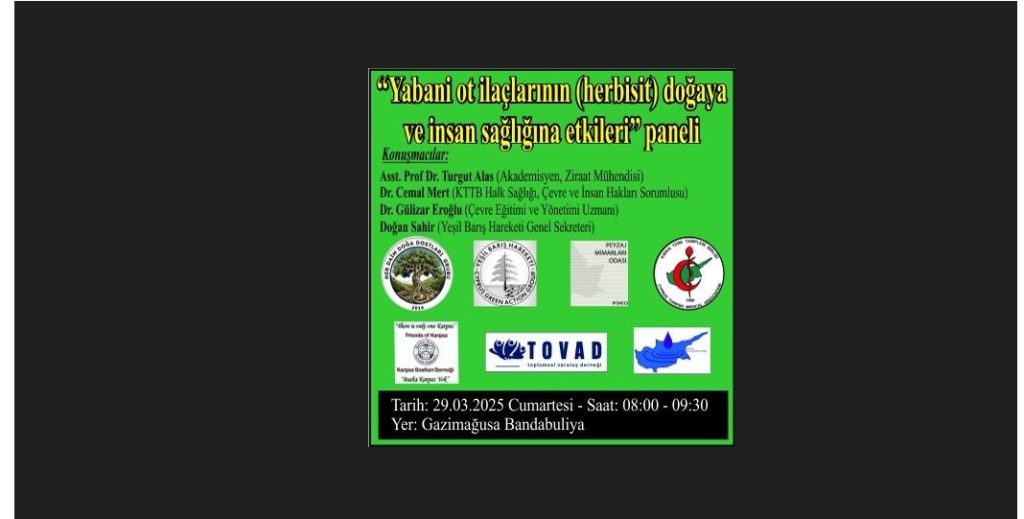 Gazimağusa’da ot ilaçları hakkında panel düzenlenecek – BRTK