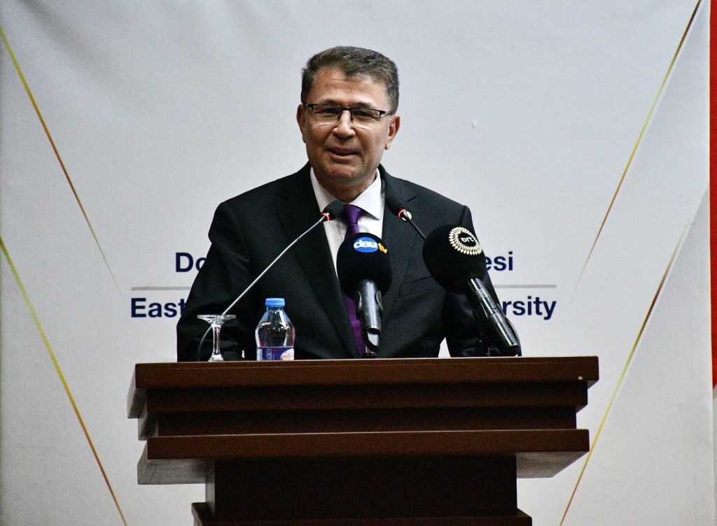 TDK Başkanı Prof. Dr. Mert, DAÜ’de konferans verdi – BRTK