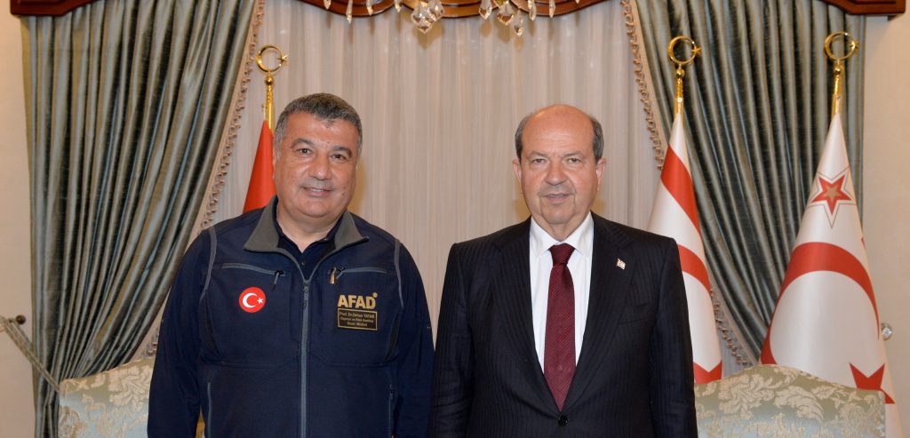 Cumhurbaşkanı Tatar, AFAD Deprem ve Risk Azaltma Genel Müdürü Prof. Dr. Orhan Tatar’ı kabul etti – BRTK