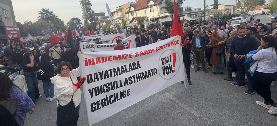 Lefkoşa’da 40’ı aşkın örgütün katılımıyla eylem düzenleniyor – BRTK