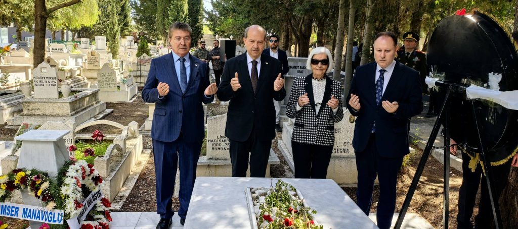 KKTC’nin ilk Başbakanı Çağatay için kabri başında tören düzenlendi – BRTK