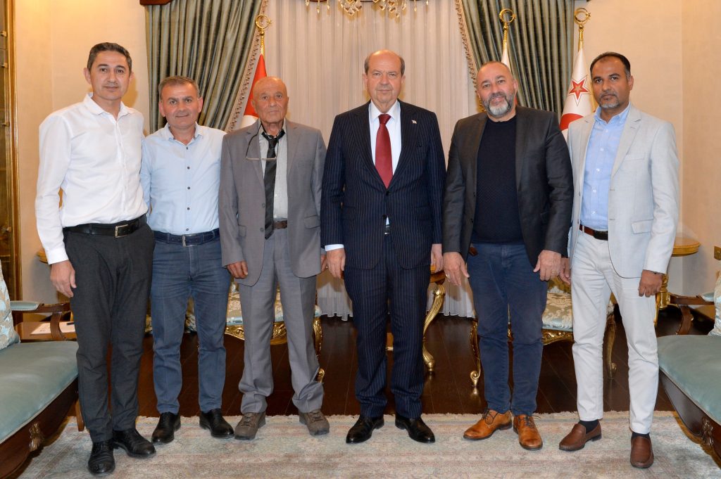 Cumhurbaşkanı Ersin Tatar Bank-Sen Başkanı ve Yönetim Kurulu’nu kabul etti – BRTK