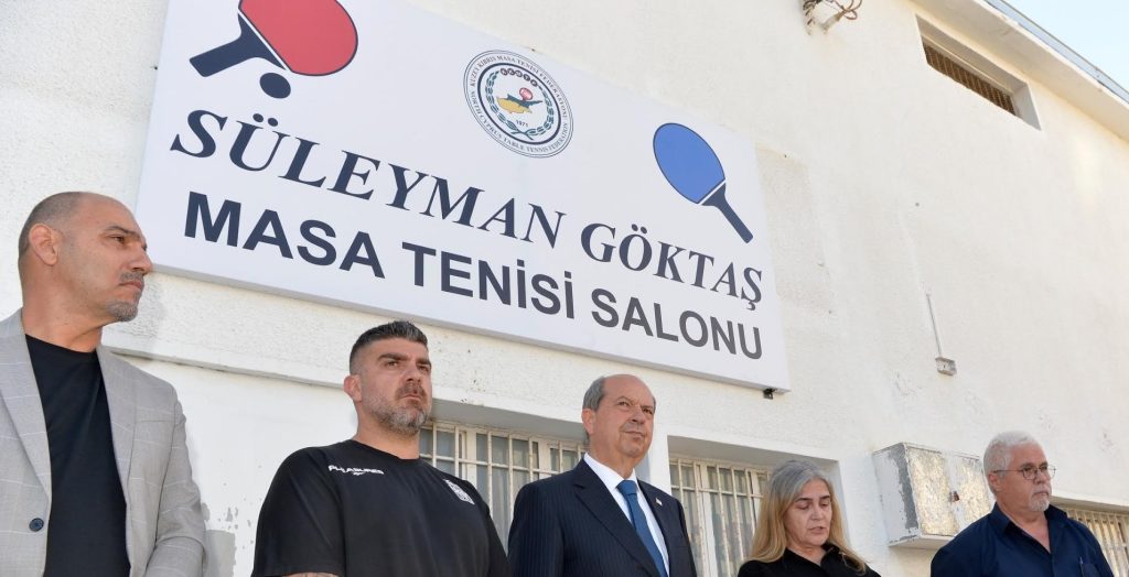 Cumhurbaşkanı Tatar “Süleyman Göktaş Masa Tenisi Salonu” açılışına katıldı – BRTK
