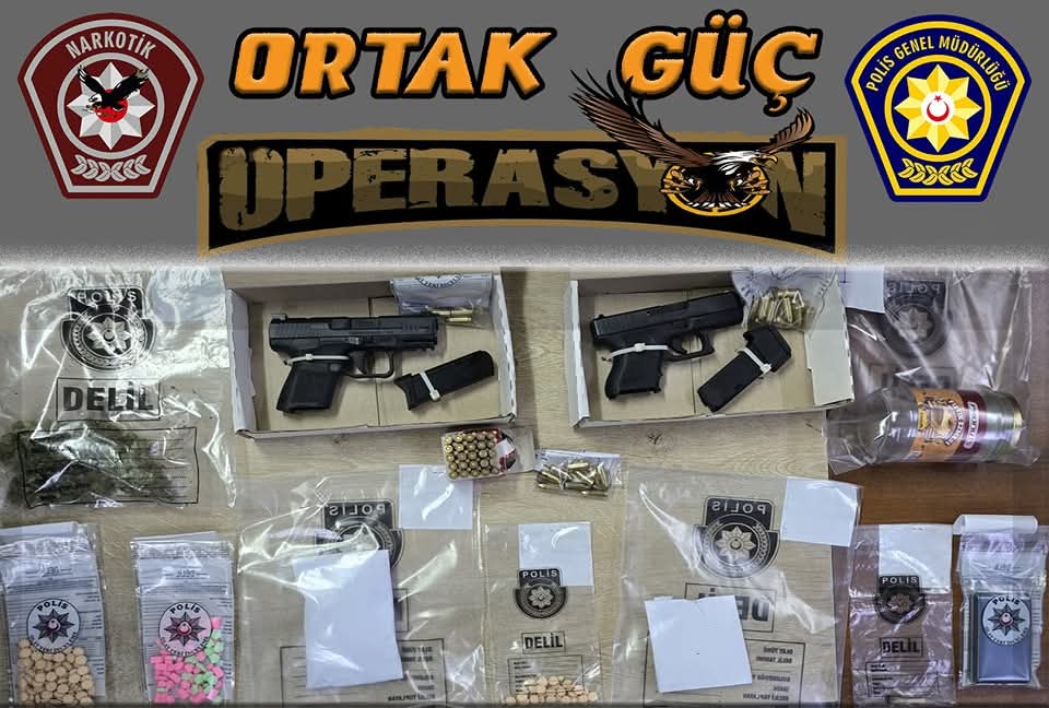 Uyuşturucu ve tabanca bulundu – BRTK