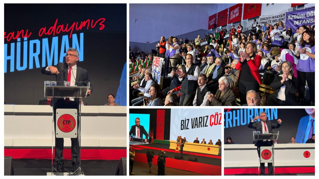 Erhürman CTP 29’uncu Olağan Kurultayı’nda konuştu:“Çocukların, isterlerse dönebileceği bir memleket yaratacağız” – BRTK