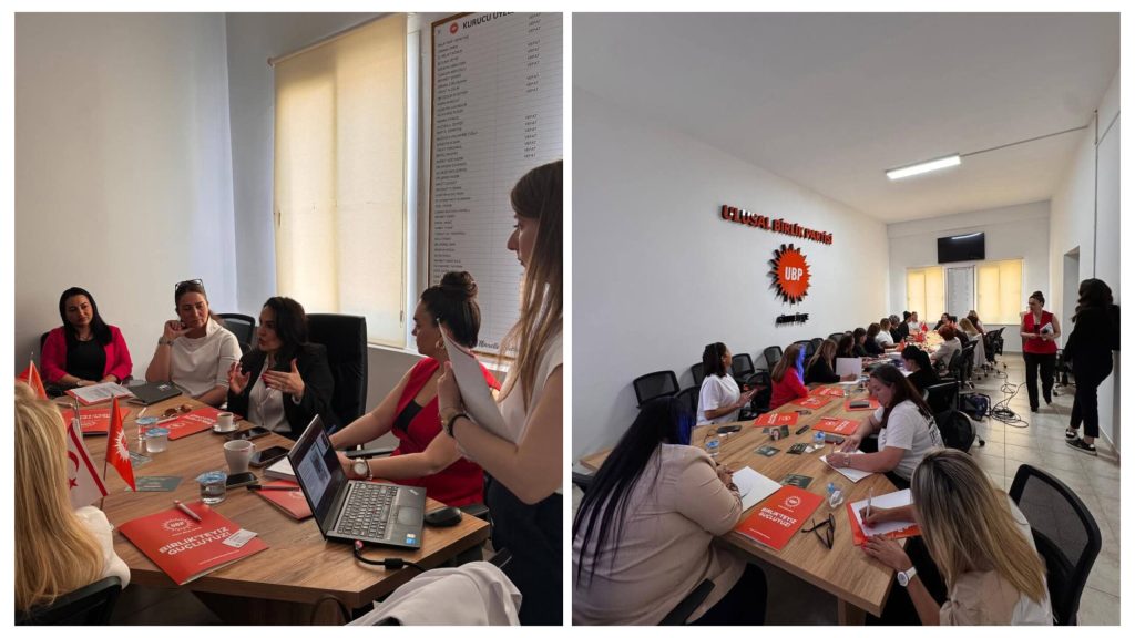 UBP Girne İlçe yönetimi tarafından Girne İlçesi’ne bağlı tüm Kadın Kolları Başkanları için özel bir eğitim serisi başlatıldı – BRTK
