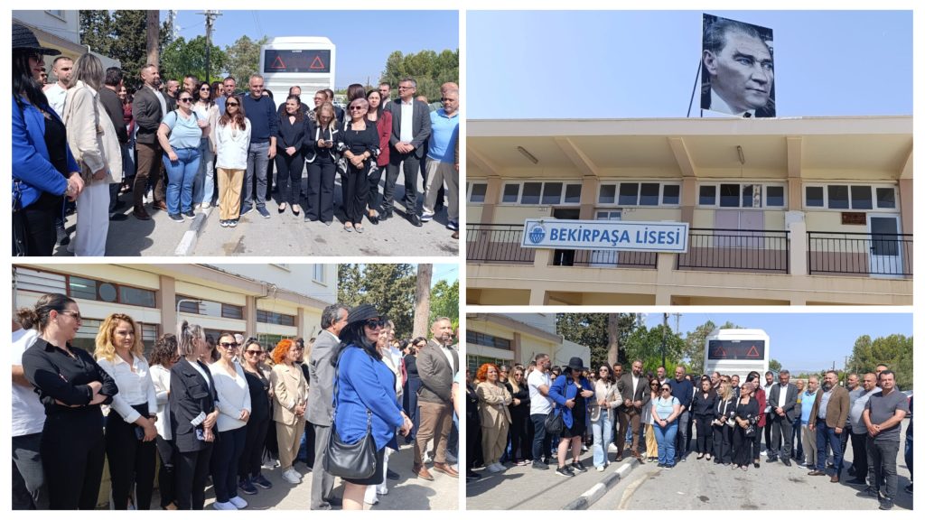 KTÖS; KTOEÖS, örgütler ve siyasi parti temsilcileri Bekirpaşa Lisesi’ni ziyaret etti – BRTK