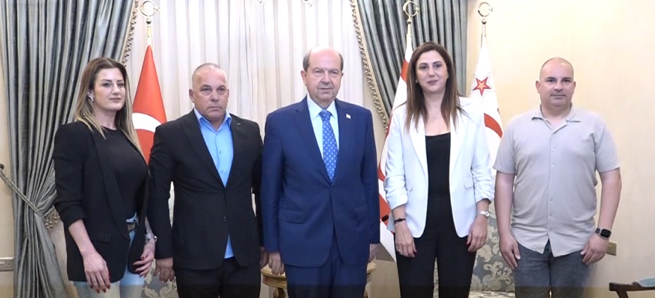 Bay-Sen Başkan ve Yönetim Kurulu üyeleri Cumhurbaşkanı Tatar’ı ziyaret etti – BRTK