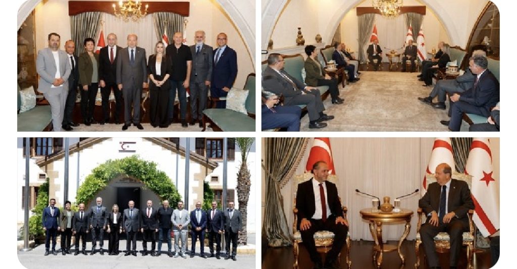 Cumhurbaşkanı Tatar, Dış Basın Birliği yeni yönetimini kabul etti:“Başpiskoposun nefret dili içeren ‘Türk işgaline son’ söylemleri, iki halk arasında ortak zeminin olmadığını bir kez daha gösteriyor” – BRTK