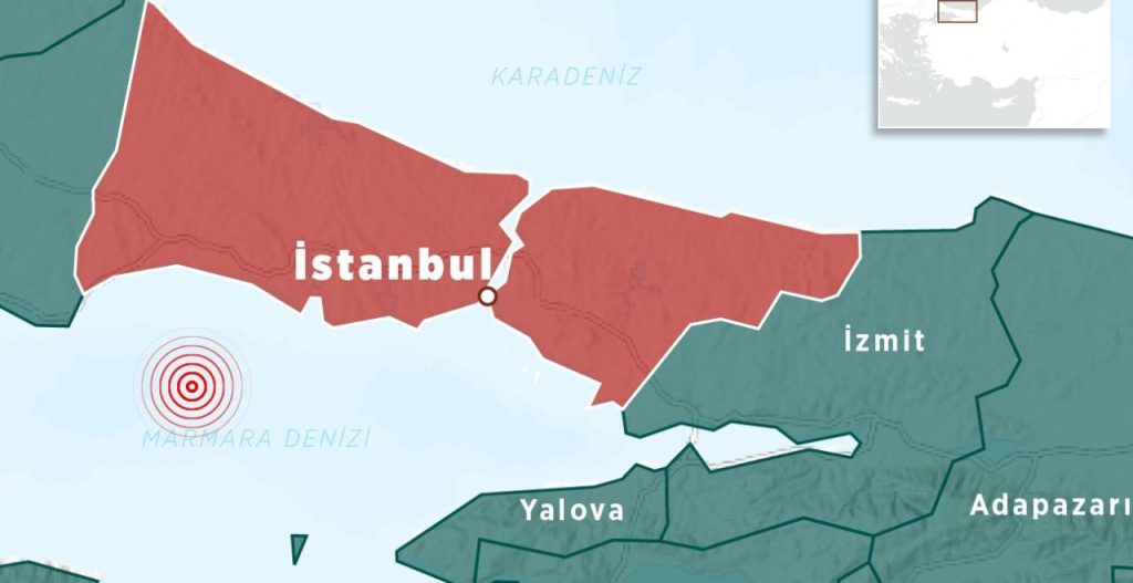 Marmara Denizi’nde 3,6 büyüklüğünde deprem