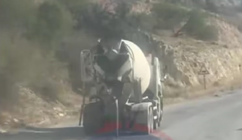 Yola beton artığı dökerek seyahat eden kamyon sürücüsüne ceza – BRTK