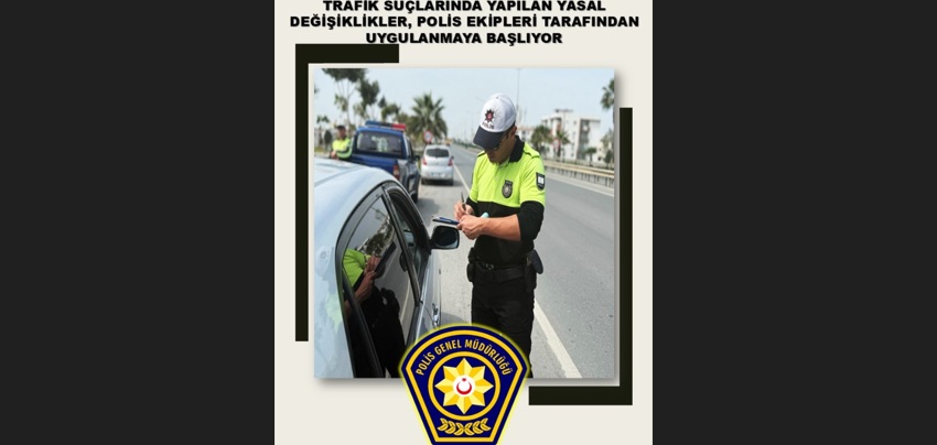 Trafik suçlarında yapılan yasal değişiklikler, gece yarısından itibaren polis ekipleri tarafından uygulanmaya başlıyor – BRTK