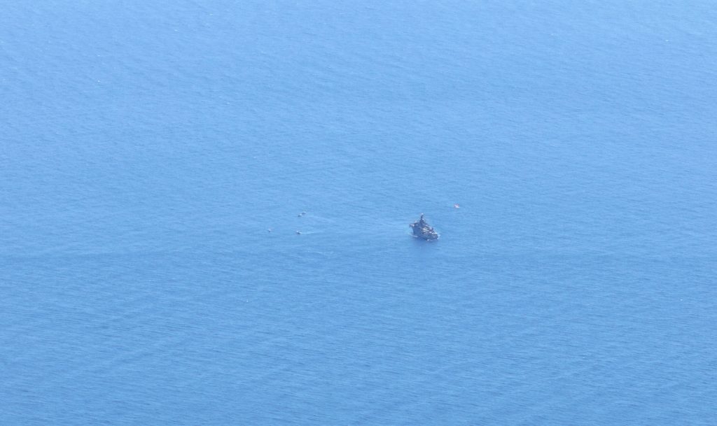 Türk Deniz Kuvvetlerine ait helikopter Antalya açıklarında acil iniş yaptı – BRTK