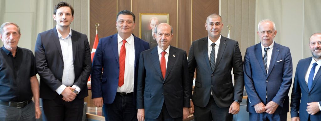 Cumhurbaşkanı Tatar, KKTC Hentbol Federasyonu ile Kosova Hentbol Federasyonu Başkanları ve beraberindeki heyeti kabul etti – BRTK