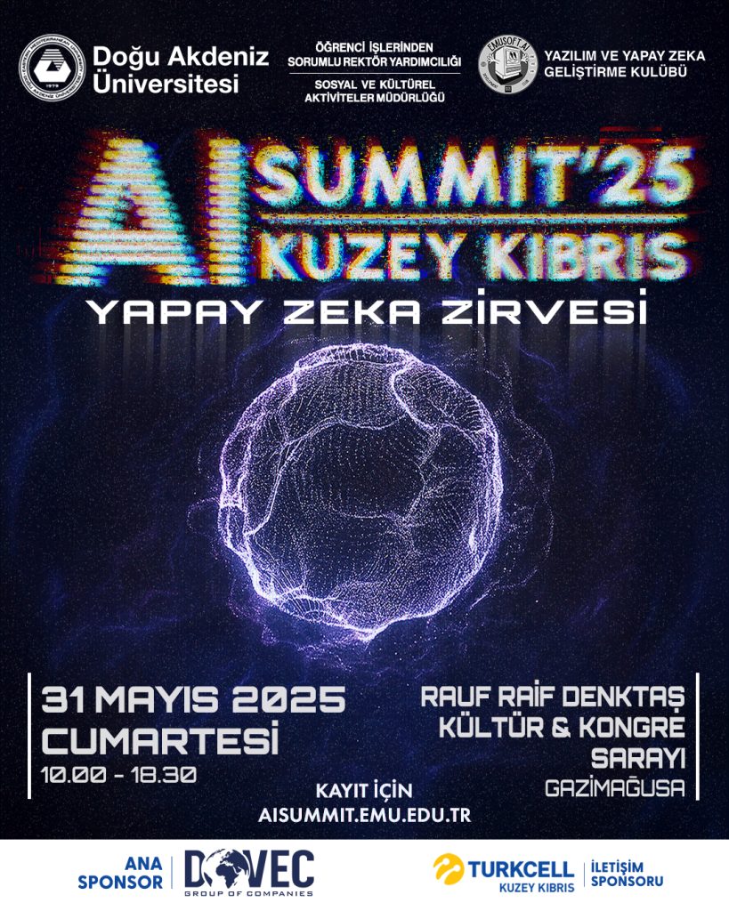 DAÜ, cumartesi günü yapılacak Yapay Zeka Zirvesi’ne ev sahipliği yapacak – BRTK