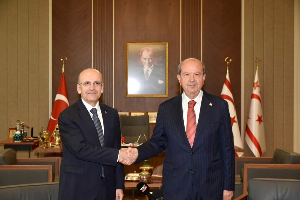 Cumhurbaşkanı Tatar, Mehmet Şimşek’i kabul etti – BRTK