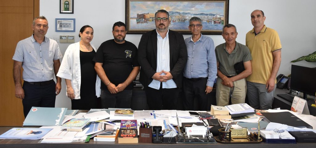 Girne Belediyesi, Kıbrıs Türk Esnaf ve Zanaatkarlar Odası ve Kıbrıs Türk Mekanik Sıhhi Tesisatçılar Birliği bir araya geldi – BRTK