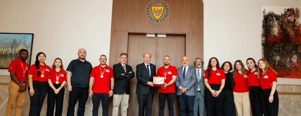 Cumhurbaşkanı Tatar, YDÜ heyetini kabul etti – BRTK