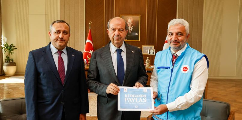 Tatar KKTC Din İşleri Başkanı Moral ve TC Lefkoşa Büyükelçiliği Din Müşaviri Vekili Doğanalp’i kabul etti – BRTK