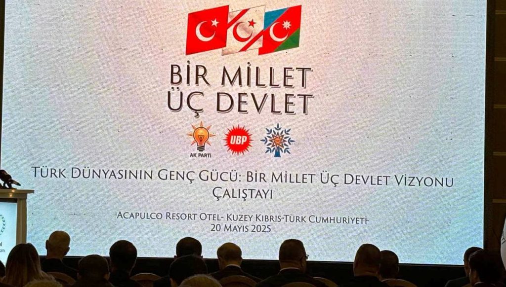 Bir Millet Üç Devlet Vizyonu Çalıştayı”nın açılışında, UBP, AK Parti ve Yeni Azerbaycan Partisi temsilcileri mesajlar verdiler – BRTK
