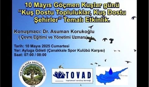 Her Daim Doğa Dostları tarafından Dünya Göçmen Kuşlar Günü etkinliği düzenleniyor – BRTK