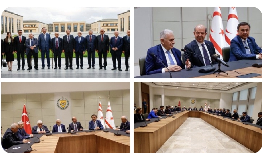 Cumhurbaşkanı Ersin Tatar Türk Devletleri Teşkilatı Aksakallar Konseyi Başkanı Binali Yıldırım ve beraberindeki heyeti kabul etti – BRTK