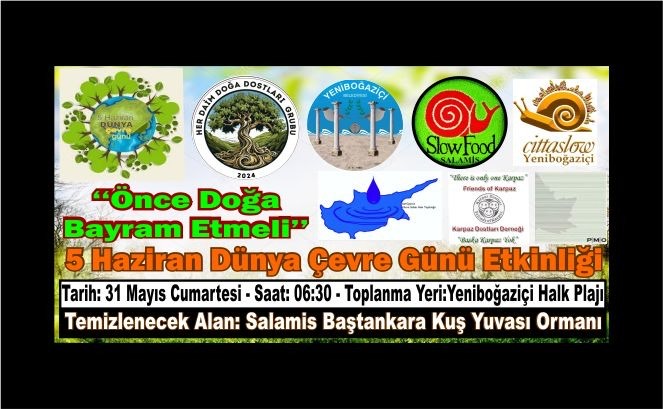 Her Daim Doğa Dostları ile paydaş örgütleri, 5 Haziran Dünya Çevre Gününü kutlayacak – BRTK