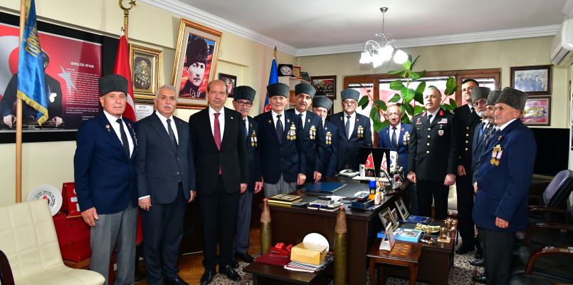 Cumhurbaşkanı Tatar, Türkiye Muharip Gaziler Derneği Trabzon Şubesini ziyaret etti – BRTK