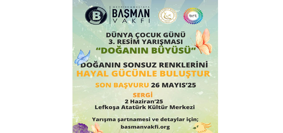 Başman Vakfı ile BRTK’nın düzenlediği Dünya Çocuk Günü 3. Resim Yarışması’na başvurular başladı – BRTK