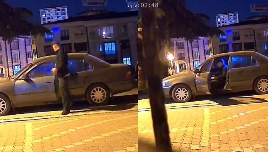 Park halindeki otomobili saniyeler içinde çaldı – Son Dakika Türkiye Haberleri