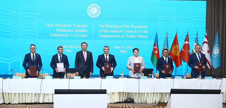 Bakü’de TDT Hakimler Konseyi Başkanları toplantısı; Yüksek Mahkeme Başkanı Özerdağ da katıldı – BRTK