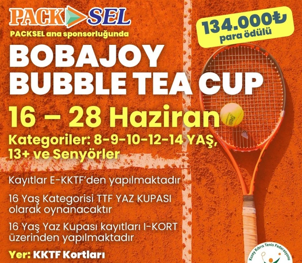 TTF 16 Yaş Yaz Kupası ve Bobajoy Bubble Tea Cup başlıyor – BRTK